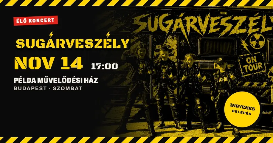 A novemberi koncert plakátja